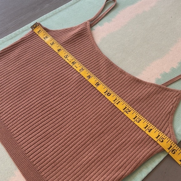 L.A. Hearts Ribbed Cropped Cami Tank Top - Picture 6 of 8